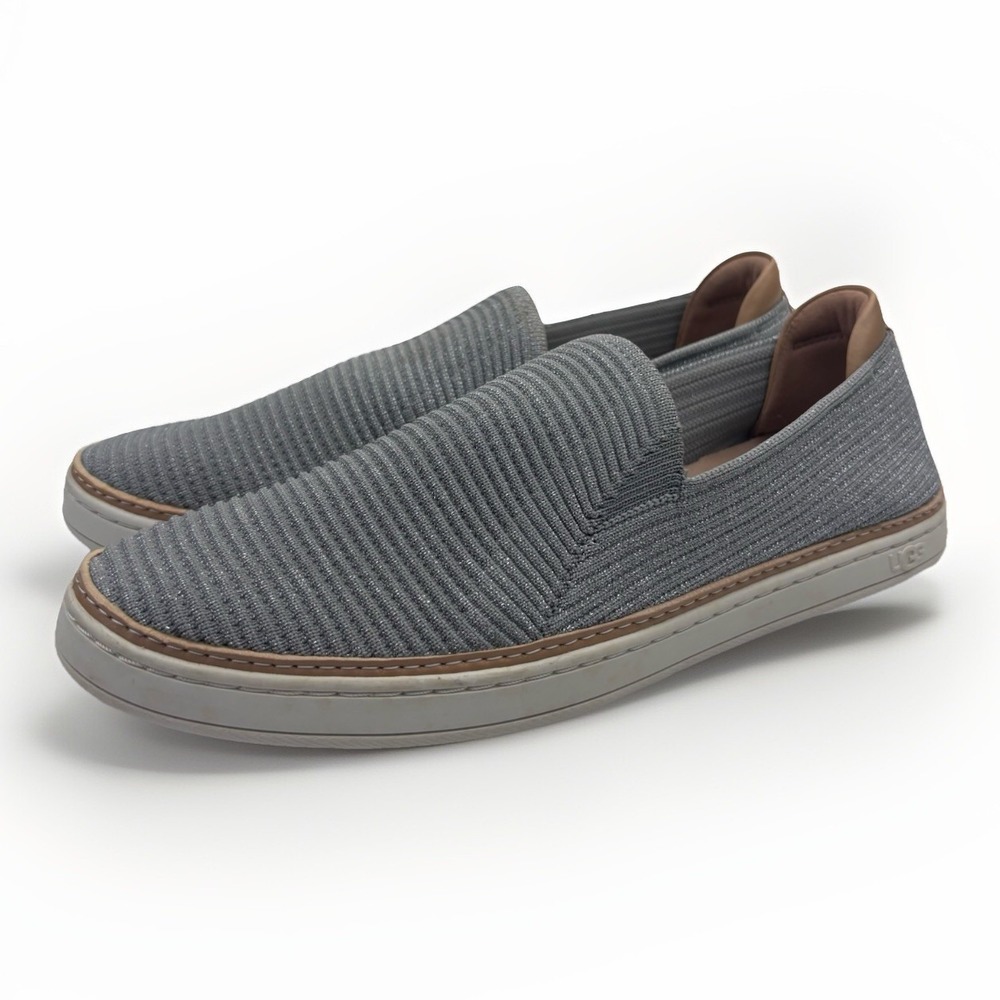 Ugg Sammy Metallic Knit Slip On Shoes Sneakers Women's Size‎ 9.5